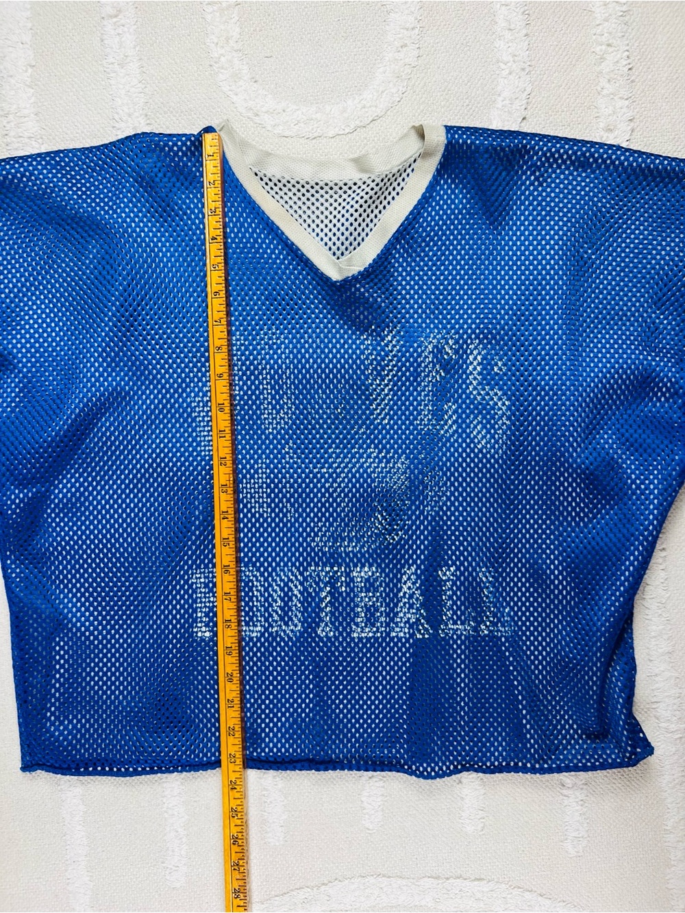 Vintage Football Practice Jersey High School Wolves Reversible– Blue/White – L - Picture 8 of 10